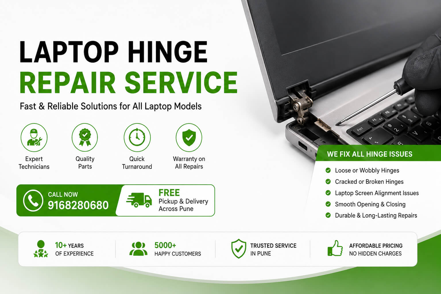 laptop hinge repair service pune